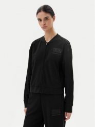 EA7 Emporio Armani Bluza 7W000178 AF12473 UC001 Czarny Regular Fit. Czarne bluzy EA7 Emporio Armani, l, bez wzorów, z bawełny, bez kaptura. Za 359.99 zł.