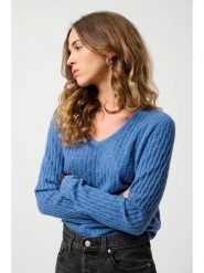 AUTHENTIC CASHMERE Kaszmirowy sweter "Grasmoor" w kolorze niebieskim rozmiar: M. Niebieskie swetry AUTHENTIC CASHMERE, m, bez wzorów, z kaszmiru, bez ramiączek. Za 400.30 zł.