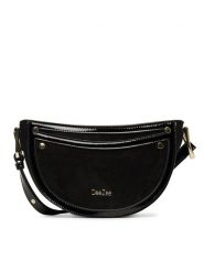 DeeZee Torebka C-DZE-S-006-08 Czarny. Czarne listonoszki DeeZee, bez wzorów, z materiału, bez dodatków. Za 129.99 zł.