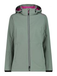 CMP Kurtka softshellowa w kolorze zielonym rozmiar: 46. Zielone kurtki sportowe CMP, m, bez wzorów, z materiału, bez kaptura, outdoorowe. Za 201.08 zł.