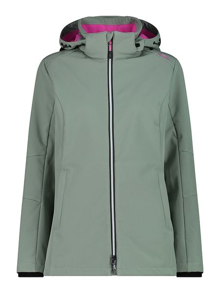 Cmp Kurtka softshellowa w kolorze zielonym rozmiar: 46. Zielone kurtki sportowe CMP, m, bez wzorów, z materiału, bez kaptura, outdoorowe. Za 169.26 zł.