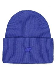 4F Czapka w kolorze niebieskim rozmiar: onesize. Niebieskie czapki 4f, bez wzorów. Za 74.28 zł.