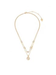 Guess Naszyjnik JUBN02 140JW Złoty. Żółte naszyjniki Guess, ze stali. Za 349.99 zł.