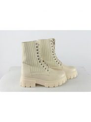 Sixth Sens Botki w kolorze kremowym rozmiar: 38. Brązowe botki Sixth Sens, bez wzorów, bez obcasa, bez zapięcia. Za 86.78 zł.