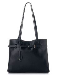 Vince Camuto Torebka "Catania" w kolorze czarnym - 35 x 28 x 12 cm rozmiar: onesize. Czarne torby na ramię Vince Camuto, bez wzorów, z materiału, na ramię, bez dodatków. Za 130.99 zł.