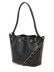 HUGO torba na ramię - Ilary_Drawstring Kobiety czarny, ONE SIZE. Czarne torby na ramię Hugo, bez wzorów, na ramię, bez dodatków. Za 599.95 zł.