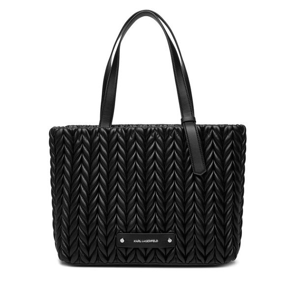 Torebka KARL LAGERFELD. Czarne torebki klasyczne KARL LAGERFELD, bez wzorów, bez dodatków. Za 859.99 zł.