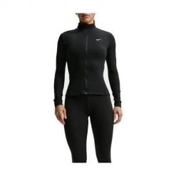 Bluza treningowa damska Nike IM7046010BLACKWHITE. Czarne bluzy Nike, na lato, s, bez wzorów, bez kaptura. Za 261.65 zł.