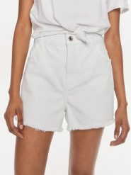 Patrizia Pepe Szorty jeansowe 2P1591/D075-W351 Zielony Regular Fit. Zielone szorty Patrizia Pepe, bez wzorów, z bawełny. Za 379.99 zł.