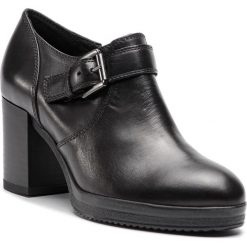 Półbuty GEOX - D Remigia C D84AFC 00043 C9999 Black. Czarne czółenka Geox, bez wzorów, z materiału, bez obcasa, na obcasie, bez zapięcia. W wyprzedaży za 309.00 zł.