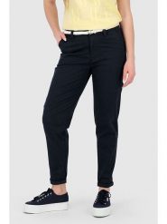 Alife and kickin Spodnie "Hiroko" w kolorze granatowym rozmiar: M. Niebieskie spodnie materiałowe Alife and Kickin, m, bez wzorów, z materiału. Za 104.99 zł.