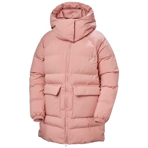Parka damska z kapturem Helly Hansen Ellie. Czerwone parki Helly Hansen, na zimę, z puchu, sportowe, z kapturem. W wyprzedaży za 1,131.50 zł.