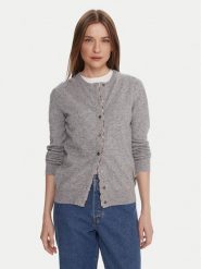 Barbour Kardigan LKN1076GY71 Szary Regular Fit. Szare kardigany Barbour, bez wzorów, z bawełny. Za 639.99 zł.