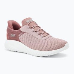 Buty damskie SKECHERS Bobs Squad Chaos In Color. Czerwone trekkingi Skechers, trekkingowe. Za 259.99 zł.