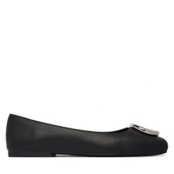 Baleriny MICHAEL Michael Kors. Czarne baleriny MICHAEL Michael Kors, bez wzorów, bez obcasa. Za 659.99 zł.