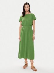 United Colors Of Benetton Sukienka letnia 4ENBDV097 Zielony Regular Fit. Zielone sukienki United Colors of Benetton, na lato, xxs, bez wzorów, z lyocellu, bez kołnierzyka, bez ramiączek. Za 429.99 zł.