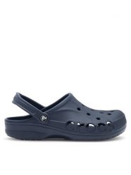 Crocs Klapki BAYA 10126-410 W Granatowy. Niebieskie klapki Crocs, bez wzorów, z materiału, bez obcasa. Za 159.99 zł.