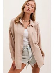 Bigdart Koszula w kolorze beżowym rozmiar: 36. Brązowe koszule Bigdart, bez wzorów, bez kołnierzyka, bez ramiączek. Za 61.60 zł.