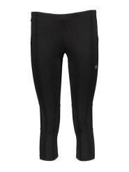 Asics Legginsy sportowe w kolorze czarnym rozmiar: M. Czarne legginsy Asics, m, bez wzorów, z materiału, outdoorowe. Za 114.44 zł.