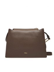 Furla Torebka Nuvola S Crossbod WB01275 HSF000 CN 2566S 1007 Brązowy. Brązowe listonoszki Furla, bez wzorów, ze skóry, bez dodatków. Za 1,529.00 zł.