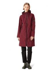 Ilse Jacobsen Płaszcz przeciwdeszczowy w kolorze czerwonym rozmiar: 46. Czerwone kurtki sportowe Ilse Jacobsen, bez wzorów, bez kaptura. Za 318.37 zł.