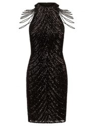 APART Sukienka w kolorze czarnym rozmiar: 36. Czarne sukienki Apart, bez wzorów, bez kołnierzyka, bez ramiączek, mini. Za 625.95 zł.