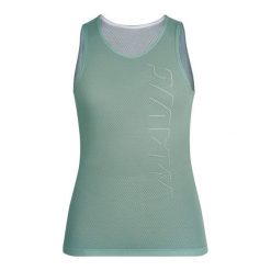 Damski tank top Mavic. Zielone topy MAVIC, bez wzorów, bez kołnierzyka, bez ramiączek. Za 191.50 zł.