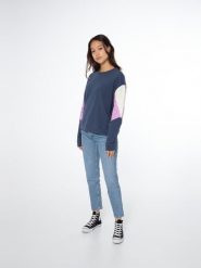 Bluza damska Protest NXGSHAUN sweatshirt. Niebieskie bluzy Protest, xs, bez wzorów, z bawełny, bez kaptura. Za 179.99 zł.