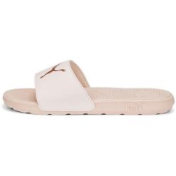 Klapki basenowe dla dorosłych Puma Cool Cat 2.0. Czerwone klapki Puma, bez wzorów, z materiału, bez obcasa. Za 245.00 zł.
