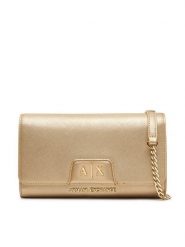 Armani Exchange Torebka XW000358 AF26570 F1020 Złoty. Żółte torebki klasyczne Armani Exchange, bez wzorów, ze skóry, bez dodatków. Za 429.99 zł.