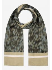 More & More Szal w kolorze oliwkowo-beżowym rozmiar: onesize. Brązowe szaliki More & More, bez wzorów, z materiału. Za 39.99 zł.