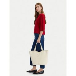 Torebka BOSS. Białe shopper Boss, bez wzorów, bez dodatków. Za 1,249.00 zł.