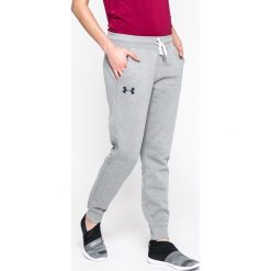 Under Armour - Spodnie. Szare spodnie dresowe Under Armour, s, bez wzorów, z bawełny, z podwyższonym stanem. W wyprzedaży za 169.90 zł.