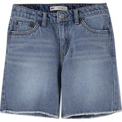 Levi's Kids Szorty dżinsowe w kolorze niebieskim rozmiar: 164. Niebieskie szorty Levi's Kids, z aplikacjami, z bawełny, klasyczne. Za 100.99 zł.