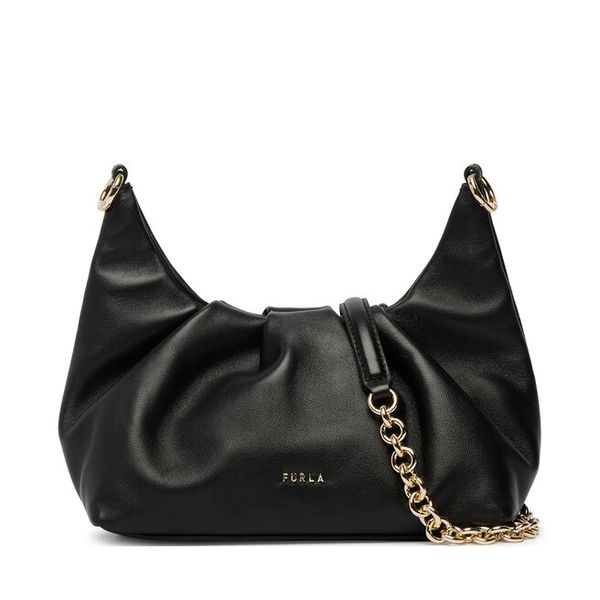 Torebka Furla. Czarne torebki klasyczne Furla, bez wzorów, bez dodatków. Za 760.99 zł.