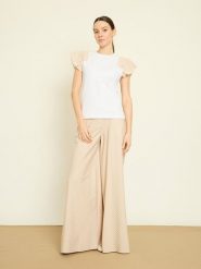 BGN Koszulka w kolorze białym rozmiar: 34. Białe bluzki BGN, z aplikacjami, bez kołnierzyka, bez ramiączek. Za 56.99 zł.