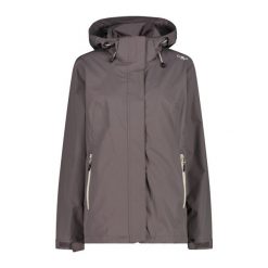 Damska wiatrówka CMP. Brązowe kurtki sportowe CMP, l, bez wzorów, bez kaptura, trekkingowe. Za 356.00 zł.