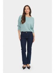 SAINT TROPEZ Sweter w kolorze turkusowym rozmiar: L. Niebieskie swetry Saint Tropez, l, bez wzorów, bez ramiączek. Za 69.99 zł.