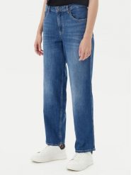 Guess Jeans Jeansy W5YA0I D0021 Niebieski Boyfriend Fit. Niebieskie jeansy Guess Jeans, z aplikacjami. Za 399.99 zł.