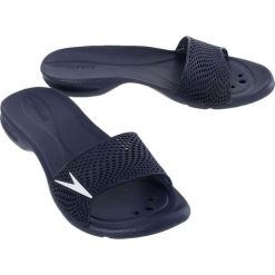 Klapki damskie Speedo Atam II Max AF. Białe klapki Speedo, bez wzorów, z materiału, bez obcasa. Za 87.99 zł.