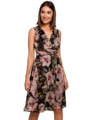 Stylove Sukienka ze wzorem rozmiar: L. Sukienki Stylove, l, bez wzorów, bez kołnierzyka, bez ramiączek, midi. Za 278.66 zł.