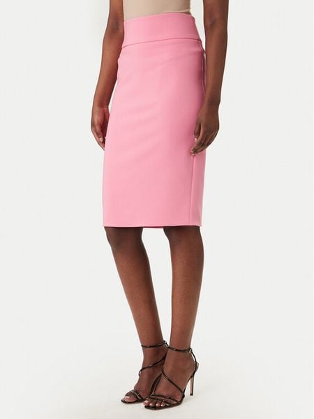 Rinascimento Spódnica ołówkowa CFC0128651003 Różowy Slim Fit. Czerwone spódnice Rinascimento, xl, bez wzorów, z syntetyku, ołówkowe. Za 187.99 zł.