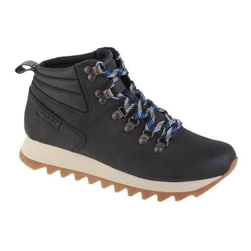 Buty do chodzenia damskie Merrell Alpine Hiker. Niebieskie trekkingi Merrell, z gumy, trekkingowe. Za 453.00 zł.