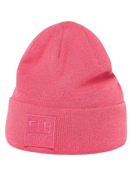 ELBSAND Czapka beanie "Bea" w kolorze różowym rozmiar: onesize. Różowe czapki ELBSAND, bez wzorów, z materiału. Za 77.95 zł.
