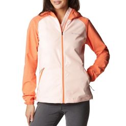 Kurtka softshell damska Columbia Heather Canyon. Brązowe kurtki sportowe Columbia, xs, bez wzorów, z softshellu, bez kaptura, trekkingowe. Za 179.99 zł.
