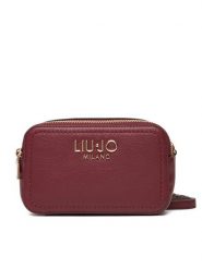 Liu Jo Torebka Ecs S camera Case AF5100 E0058 Bordowy. Czerwone listonoszki Liu Jo, bez wzorów, ze skóry, bez dodatków. Za 449.99 zł.