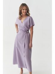 TATUUM Sukienka "Ziana" w kolorze lawendowym rozmiar: 42. Różowe sukienki Tatuum, bez wzorów, z tkaniny, bez kołnierzyka, bez ramiączek, midi. Za 220.63 zł.