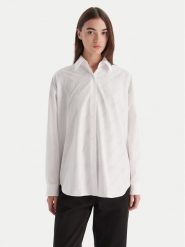 HUGO Koszula Elisana_B 50548839 Biały Oversize. Białe koszule Hugo, bez wzorów, z syntetyku, bez kołnierzyka, bez ramiączek. Za 449.99 zł.