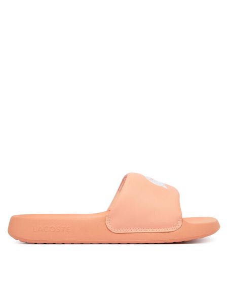 Lacoste Klapki Serve 1.0 51CFA0006 208 Różowy. Czerwone klapki Lacoste, bez wzorów, ze skóry, bez obcasa. Za 151.99 zł.
