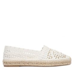 Espadryle Weekend Max Mara. Białe espadryle Weekend Max Mara, bez wzorów, bez obcasa, bez zapięcia. Za 769.99 zł.